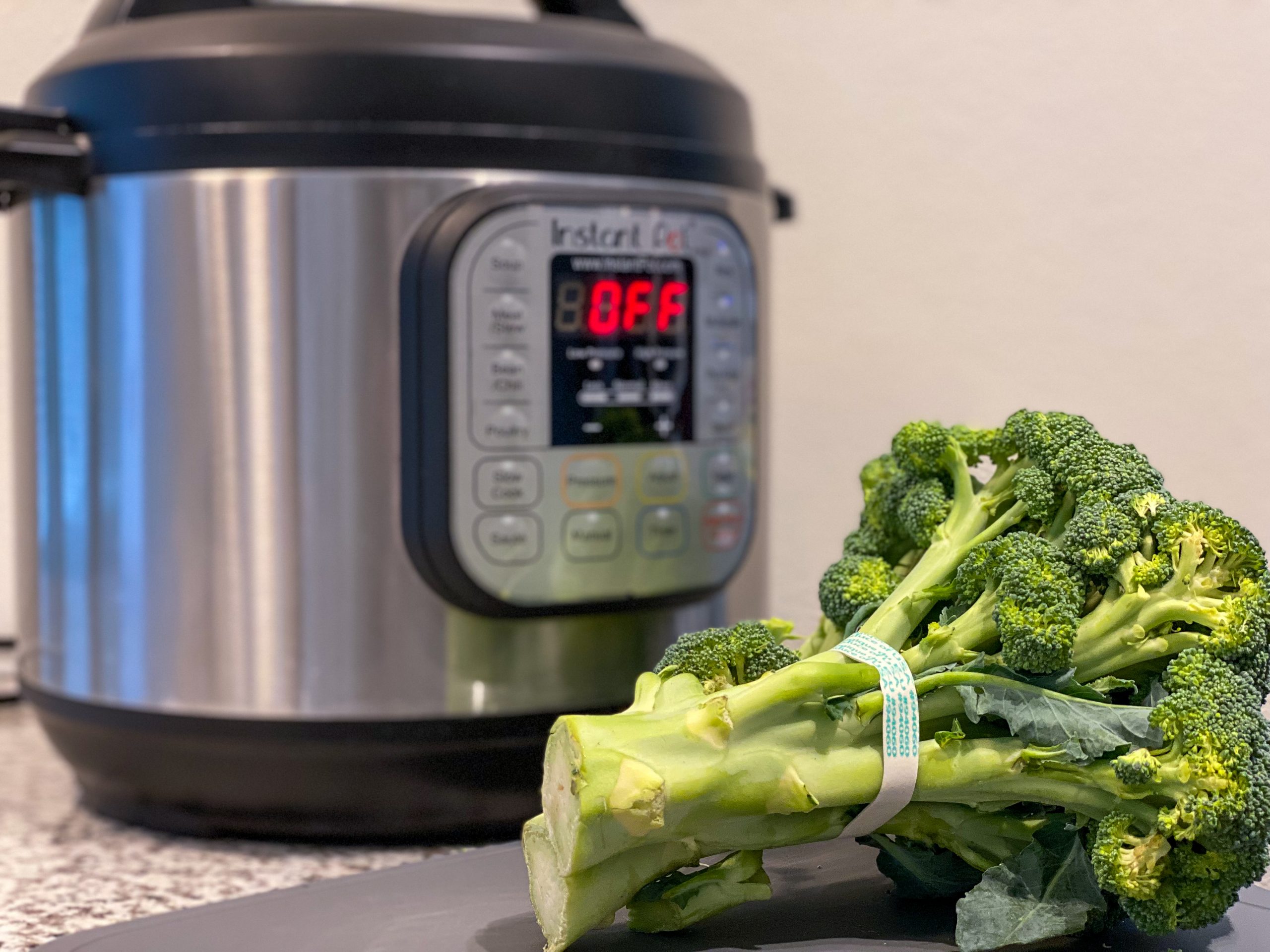 picture of broccoli and the instant pot