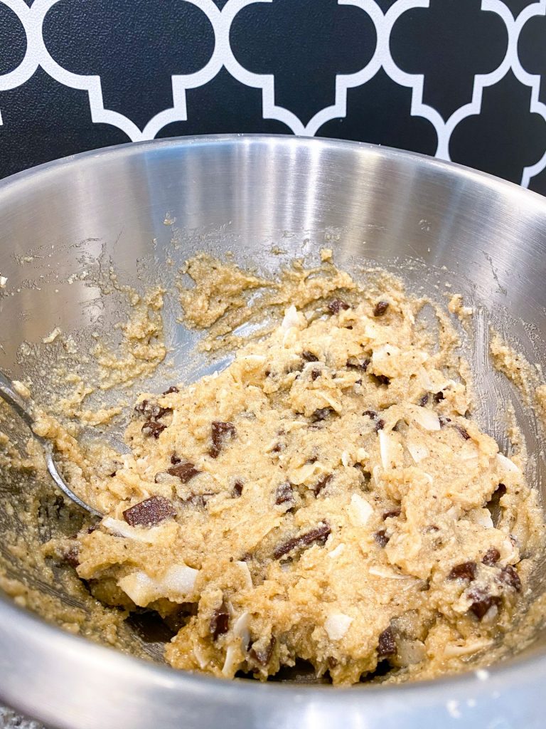 picture of mixing ingredients for cookies